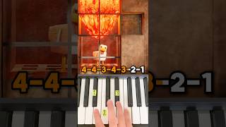 Steve’s Lava Chicken - Piano Tutorial #shorts