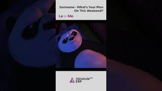 Best Weekend Plan Ever | Corporate Meme | Weekend Plans #memes #meme #erp #shorts #short