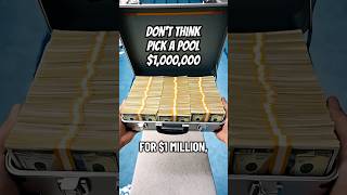 Which POOL would you dive into for $1,000,000? 🏊‍♂️💰 #challenge #shorts