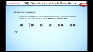 Learn Oracle | SQL Operators and their Precedence