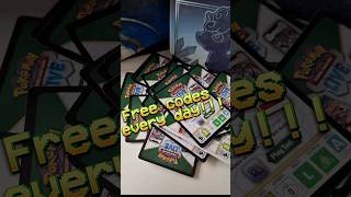Free Pokemon TCG codes every day🤩 106.day #pokemon #freecodes #tcg #tcgpokemon #pokémon #shorts