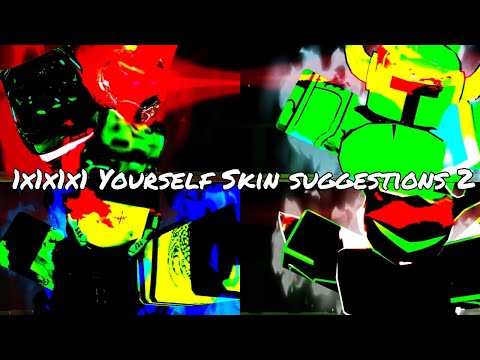 Roblox Forsaken Avatar suggestions with 1x1x1x1 Yourself Skin 2