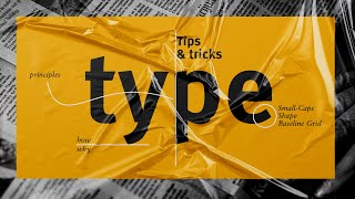 TYPOGRAPHY TIPS FOR GRAPHIC DESIGN STUDENTS TUTORIAL | Learn how to use typography the right way!