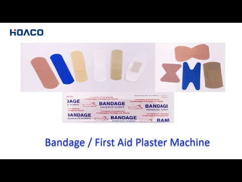 Bandage First Aid Plaster Machine