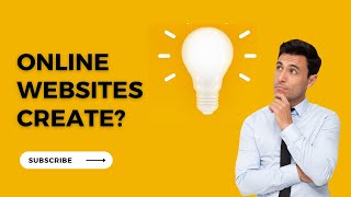 WEBSITE CREATE ONLINE