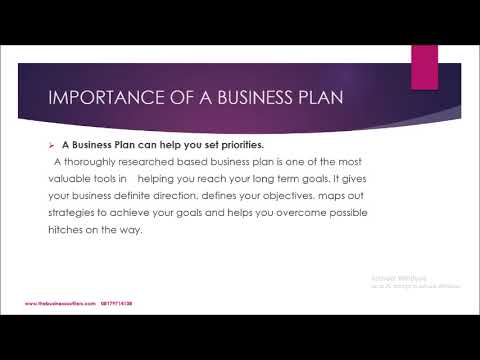 FIVE(5) REAL REASONS WHY YOU NEED A BUSINESS PLAN