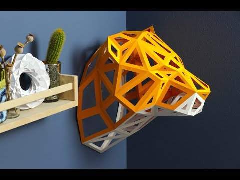 How to Modify Papercraft Animal Model into Open Structure DIY