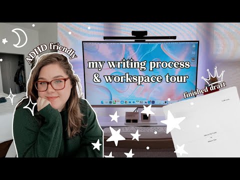 my ☆neurodivergent☆ writing process & workspace tour
