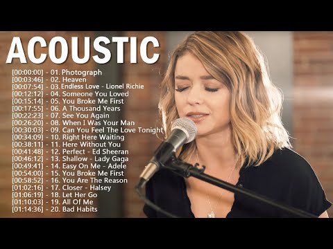 The Best Acoustic Cover of Popular Songs 2025 - Guitar Love Songs Cover - Acoustic Songs 2025