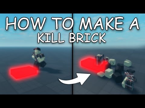HOW TO MAKE A KILL BRICK [Roblox Studio Tutorial]