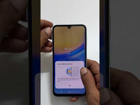 How to insert two SIM cards into Samsung Galaxy A15 5G
