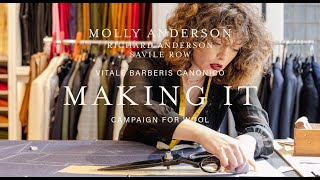 'Making It" Molly Anderson, Richard Anderson Savile Row - Vitale Barberis Canonico