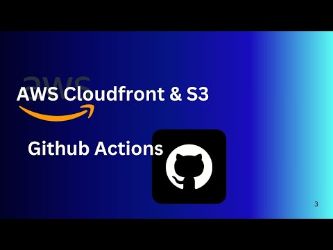 AWS Project using Github actions and CloudFront | #aws #cloudcomputing #devops  #tutorial