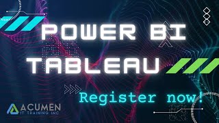 Learn about these two of the most well-known data visualization tools | POWER BI & TABLEAU