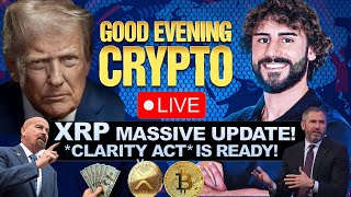 🚨 BREAKING: WHITE HOUSE REPORT CLARITY ACT "READY TO PASS!" 🚨 XRP & HBAR - RIPPLE CHOSEN BY CFTC!