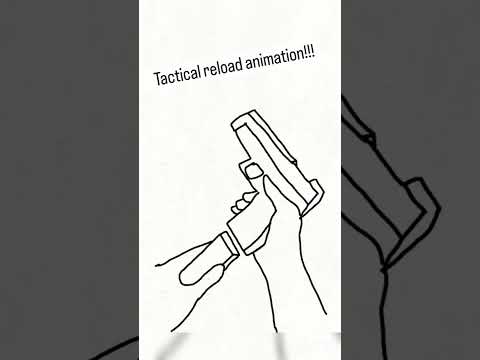 Tactical reload animation made on flipaclip!! #trending #animation #reload #fun #trend #cool