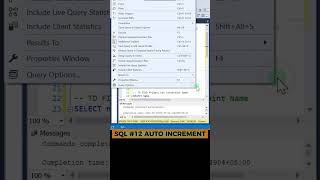 Auto Increment Magic | SQL #SQLTricks 💡 #AutoIncrement 🔢 #DatabaseTips 📊 #CodingShorts