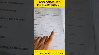 Handwritten Assignments For 2025 Exam || Assignments Available here 6205717642