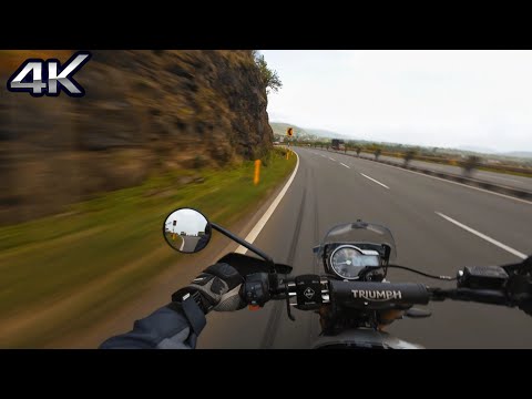 Riding Into Tranquility | Triumph Scrambler 400x | RAW onboard | Pure Exhaust Sound!