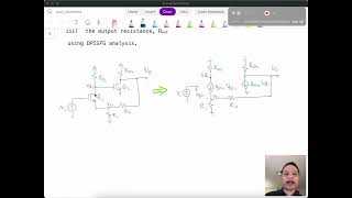 Lesson 2 (part 1): Signal-flow graph (SFG) analysis of a MOSFET feedback amplifier