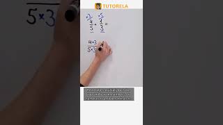Adding Fractions: 4/5 + 1/3 Solved Easily #Math #OperationsWithFractions #AdditionOfFractions