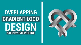 How to Make Overlapping Gradient Logo - Logo Design in Illustrator Step by Step Logo Design Tutorial