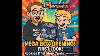2025 Bowman Mega Box Opening! 🔥 First Look at Rookies & 1st ~ Mojo Cards