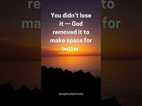 God Removed It to Make Space for Better 🙏 #GodsPlan #TrustTheProcess  #god  #quotes #Short #Shorts