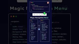 Animated menu hover effect #animatedmenu #hovereffect #navbar #shorts #shortsfeed #webdesign #coding