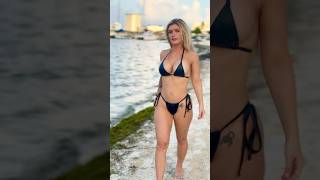 Do you like leather bikinis? 🖤 #beach #beachvibes #short #shorts #shortvideo #shortsfeed