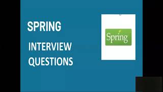 spring interview questions and answers