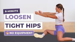 8-Minute Hip Mobility Routine | Loosen Tight Hips (No Equipment)