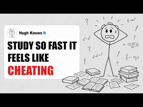 How to STUDY for Exams So FAST it Feels Like CHEATING