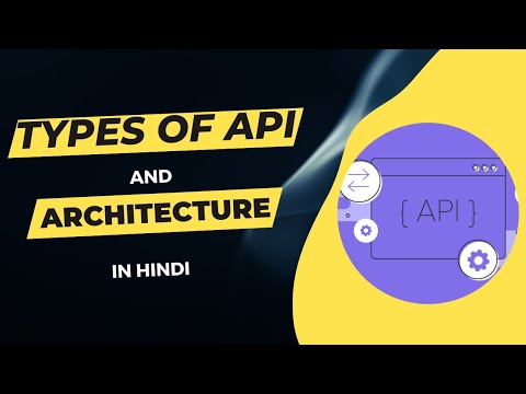 Types of API and API Architecture- REST, SOAP, RPC in Hindi
