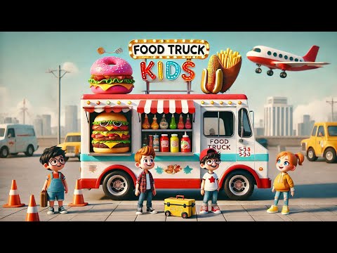 Food Truck Frenzy for Kids! Fun Food and Friends part 1