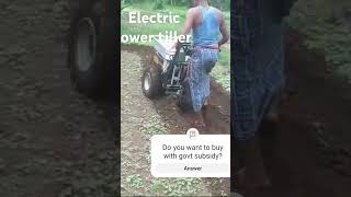 Sukoon Odisha, electric power tiller
