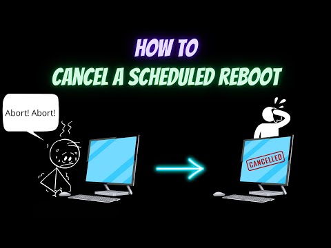 How To Cancel a Scheduled Reboot