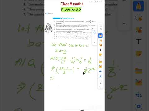 class 8t maths||exercise 2.2 #class8math #importantquestions