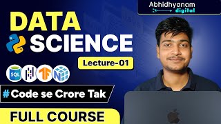 Learn Data Science Easily | Lecture 1: Introduction to Data Science | Abhidhyanam Digital