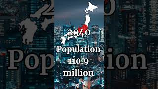 Japan population projection (2024-2120) #japan #population #japanese #tokyo #2024 #2100
