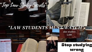 Top 7 Smart Study Tips Every Law Student Must Know🤯⚖️👩🏻‍⚖️ | Law School Survival Guide📜📚