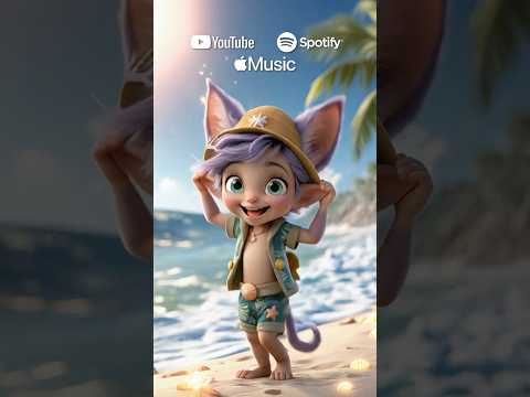 Let’s Dance! 🕺 Sunny Steps Album is Out Now! 👒🎶 #shorts #elfcats #animatedmusic #craftedwithai