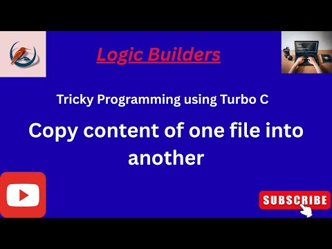 Copy One File to Another | File Handling in C | Turbo C Program