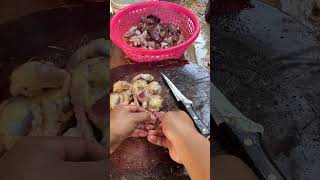 how to clean chicken gizzards quickly