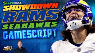 RAMS v SEAHAWKS Gamescript | TNF Thursday Night DraftKings SHOWDOWN Strategy | 2025 NFL Week 16