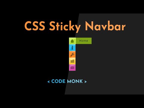 CSS Sticky Navbar