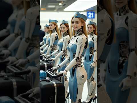 Would You Fly With Robot Flight Attendants Like These?