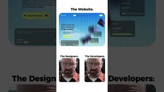 🎨 Designer vs. Developer! 💻 | HTML, CSS & JS Showdown! 🤯🔥 #shortvideo #shorts #short #video #fyp #ai