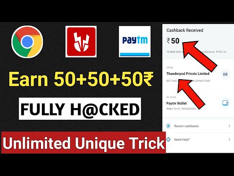 Thunderpod App New Unlimited Unique Trick || Earn ₹50 Instant Free Paytm Cash || Unlimited Trick