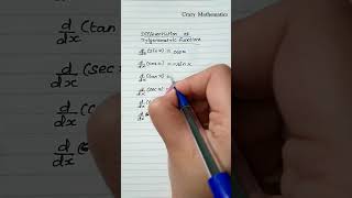 Differentiation of Trigonometric Functions
